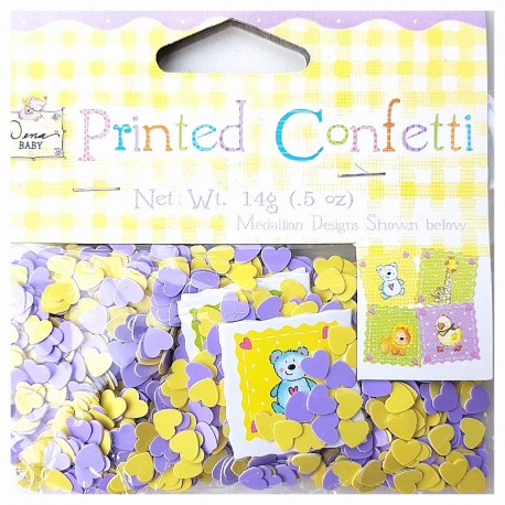 Babyshower confetti Nursery Friends