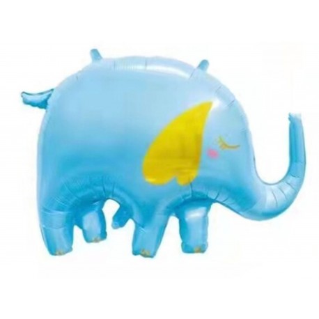 Grote folie olifant blauw