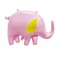 Grote folie olifant roze