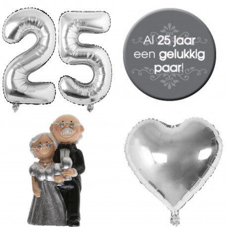 7-delige Jubileum set voor een 25-jarig jubileum