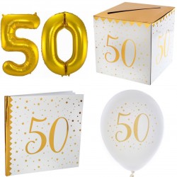 9-delige set voor een 50-jarig jubileum