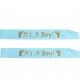 2-delige sjerpen set It's a Boy blauw met goud