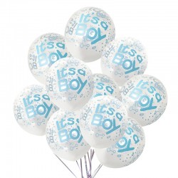 6 transparante ballonnen It's a Boy