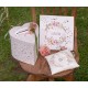 Hartvormige enveloppendoos c.q. moneybox Floral Wedding multi cloured 