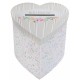 Hartvormige enveloppendoos c.q. moneybox Floral Wedding multi cloured 