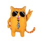 Folie ballon Cool Cat met zonnebril