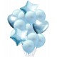 14-delige folie en latex ballonnen set blauw