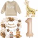 Cakesmash kleding- en decoratie set Beary de Luxe 82-delig