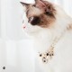 Honden of katten halsband/ketting met parels, strass en bedels