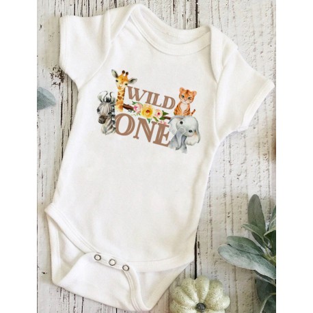 Cakesmash romper Wild One Safari maat 80