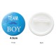 12 buttons Team Boy en Team Girl