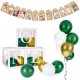 34-delige set One groen wit goud met 3 ballonblokken, 30 ballonnen en 1 milestone slinger