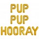 Pup Pup Hooray folie ballonnen set goud 