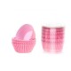 8 cupcake prikkers Baby Girl roze met 8 roze cupcake bakjes