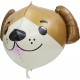 4D Cute Animal Face folie ballon