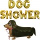 Folie ballon letters Dog Shower goud