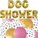 Folie ballon letters Dog Shower goud