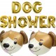 Folie ballon letters Dog Shower goud en 2 Cute Animal Face folie ballonnen