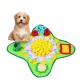 Honden activiteiten en snuffelmat fleece en anti slip groen