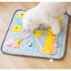 Honden activiteiten en snuffelmat fleece pastel