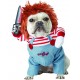 Honden kostuum Chucky the horror Clown 3-delig