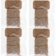 Jute lint van 1 cm breed en 5 meter lang