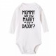 Baby rompertje Mommy Will You Marry my Daddy wit met lange mouwen