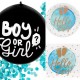 Genderreveal set Boy met grote ballon, servetten en bordjes