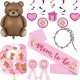 22-delige bayshower set XL Bear roze