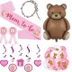 22-delige bayshower set XL Bear roze