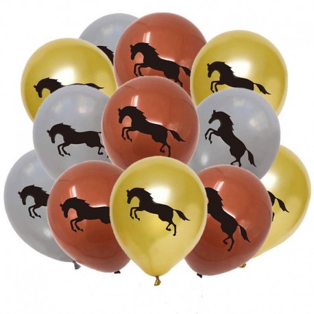 16 ballonnen Paarden