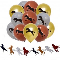 17-delige paarden ballonnen en slinger set