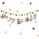 Dubbele slinger Happy Birthday en Bear