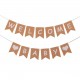 Babyshower slinger met 2 witte harten