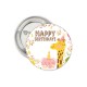 Button Happy Birthday Giraf