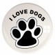 16-delige set met 8 honden armbanden en 8 magneten I Love Dogs