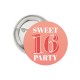 Button Sweet 16 Party