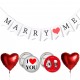 11-delige set Will you Marry me met slinger en grote folie ballonnen