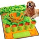 Honden activiteiten en snuffelmat Playing with Carrots