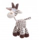 Dierenspeeltje Funny Giraffe van katoen, soft pluche en flostouw