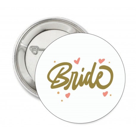 Button Bride retro colours