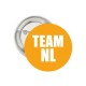 Oranje button of kleding (magneet) TEAM NL met of zonder eigen tekst