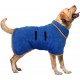 Honden badjas blauw XS, S, M, L en XL