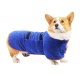 Honden badjas blauw XS, S, M, L en XL