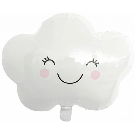 Folie Ballon Happy Cloud wit