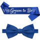 Groom to Be sjerp en dasstrik blauw