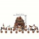 41-delige paarden decoratie set Happy Birthday deLuxe