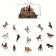 41-delige paarden decoratie set Happy Birthday deLuxe