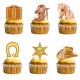 Paarden party cupcake toppers Sweet Horse