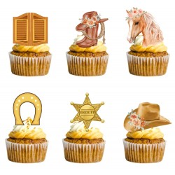 Paarden party cupcake toppers Sweet Horse